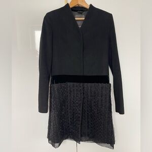 Vera Wang wool & silk coat